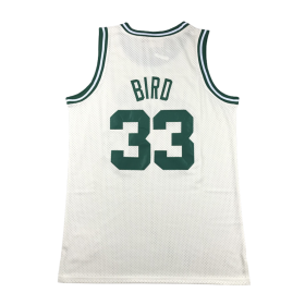 Boston Celtics Home Hardwood Classics 1985-86 White Jersey #33 Boston Celtics Home Hardwood Classics 1985-86 White Jersey #33 (2)