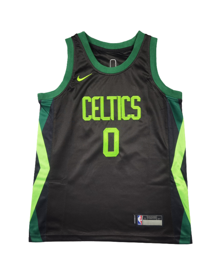 Boston Celtics Jaylen Brown City Edition 2020-21 Black Jersey #0