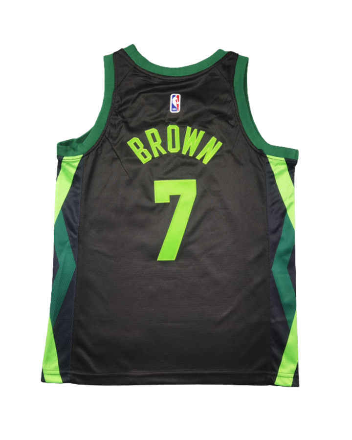 Boston Celtics Jaylen Brown City Edition 2020-21 Black Jersey #7 (1)