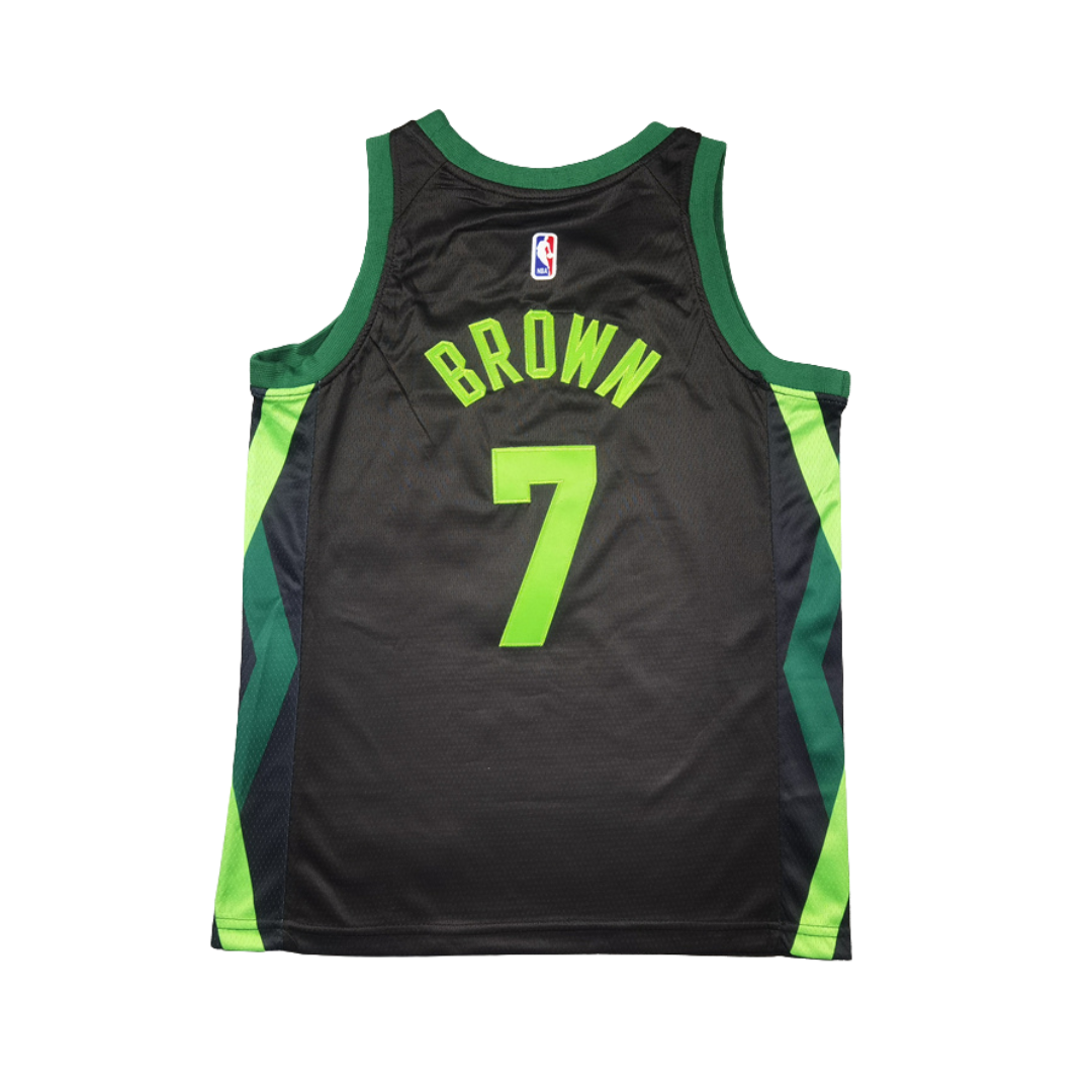 Boston Celtics Jaylen Brown City Edition 2020-21 Black Jersey #7 Boston Celtics Jaylen Brown City Edition 2020-21 Black Jersey #7 (1)