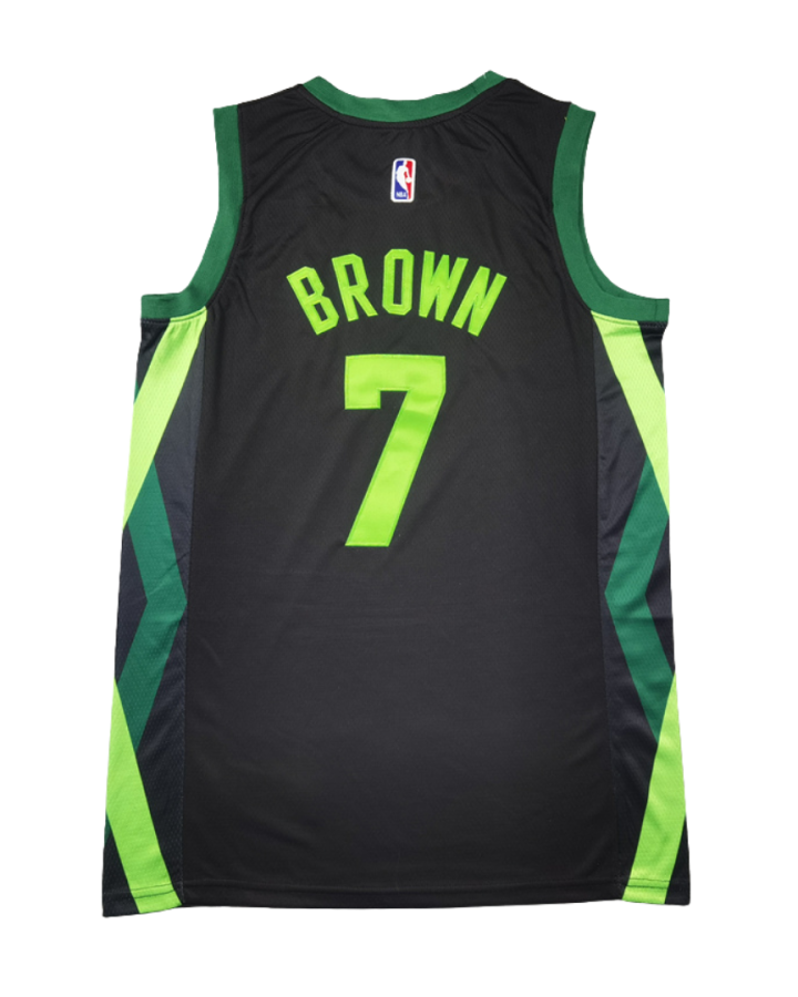 Boston Celtics Jaylen Brown City Edition 2020-21 Black Jersey #7 (1)