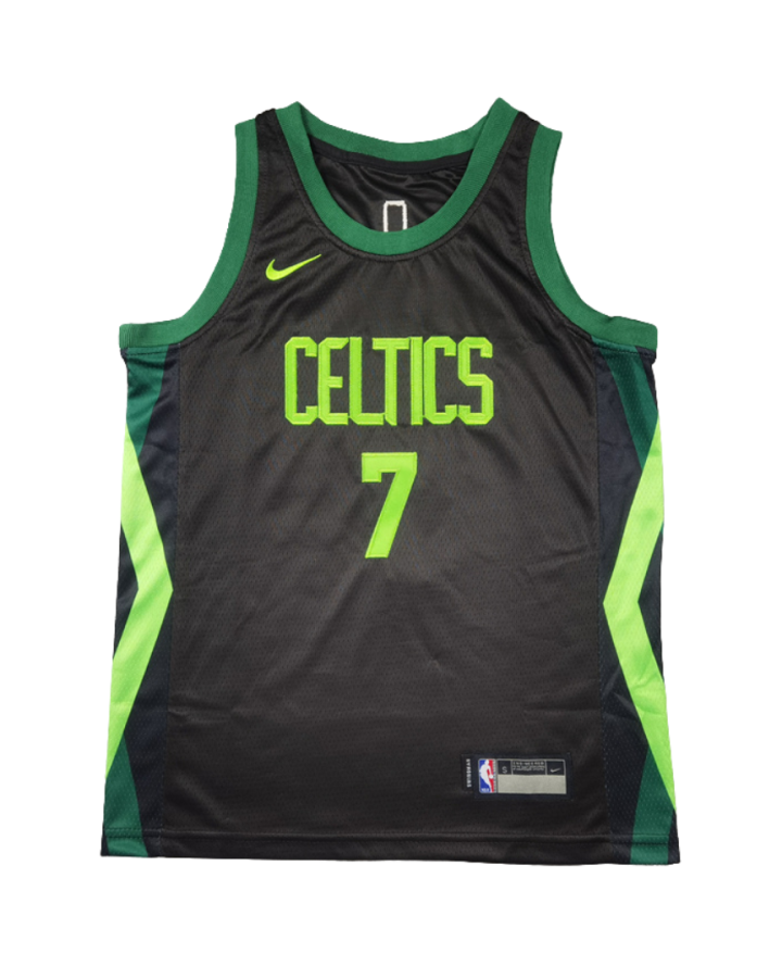 Boston Celtics Jaylen Brown City Edition 2020-21 Black Jersey #7