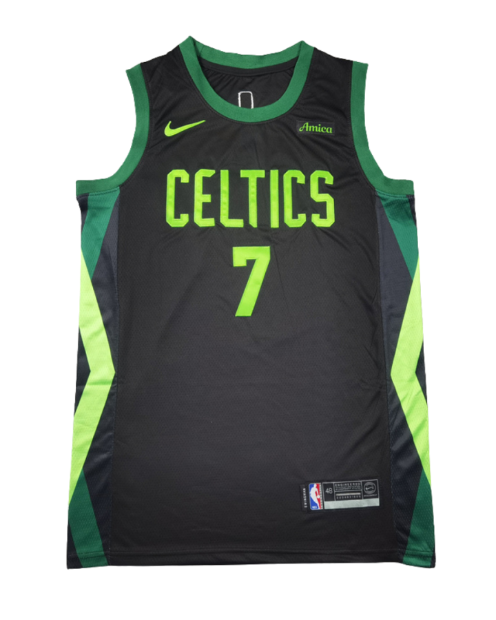 Boston Celtics Jaylen Brown City Edition 2020-21 Black Jersey #7