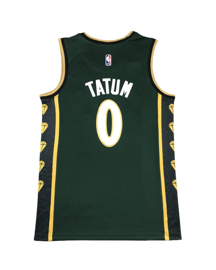 Boston Celtics Jaylen Brown City Edition 2023-24 Green Jersey #0