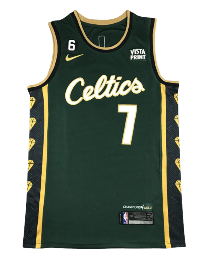 Boston Celtics Jaylen Brown City Edition 2023-24 Green Jersey #7