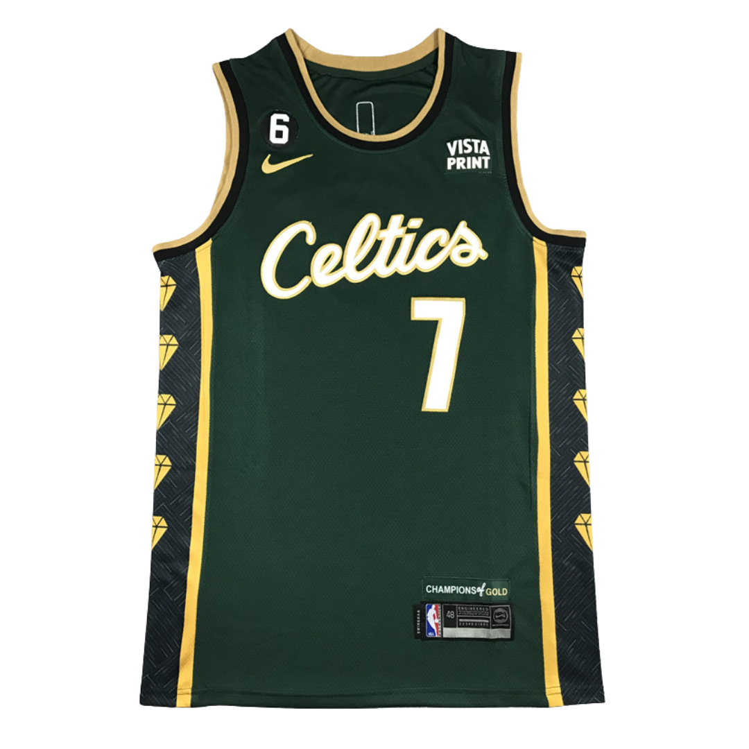 Boston Celtics Jaylen Brown City Edition 2023-24 Green Jersey #7 Boston Celtics Jaylen Brown City Edition 2023-24 Green Jersey #7