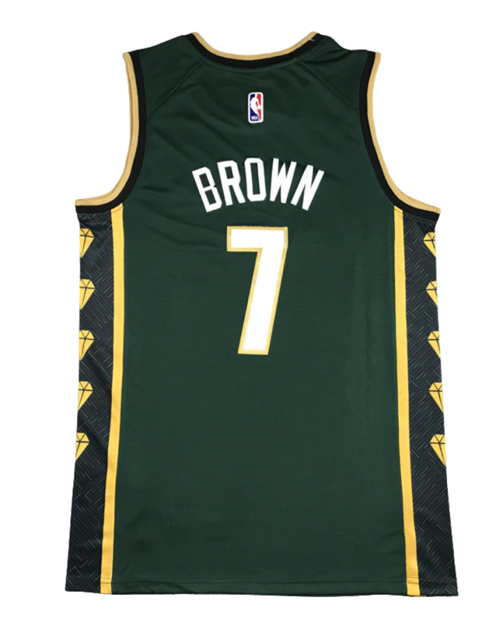Boston Celtics Jaylen Brown City Edition 2023-24 Green Jersey #7