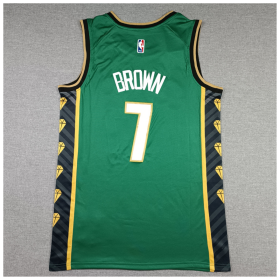 Boston Celtics Jayson Tatum City Edition 2022–23 Green Jersey #7 (1)