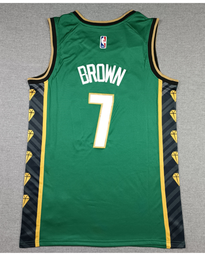 Boston Celtics Jayson Tatum City Edition 2022–23 Green Jersey #7 (1)