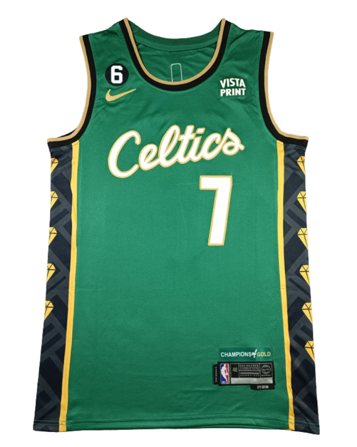 Boston Celtics Jayson Tatum City Edition 2022–23 Green Jersey #7