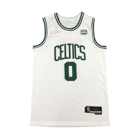 Boston Celtics Jayson Tatum Home 2021–22 White Jersey #0