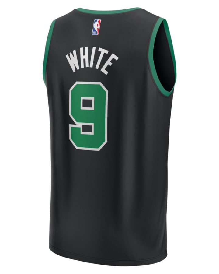 Boston Celtics Jordan Brand Vista Print Edition Jersey 2021-22 Black Jersey #42 (1)