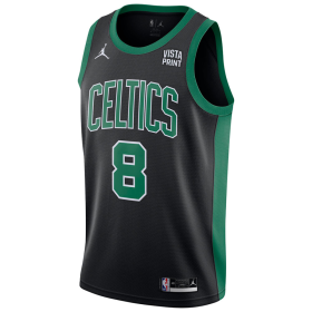 Boston Celtics Jordan Brand Vista Print Edition 2021-22 Black Jersey #9