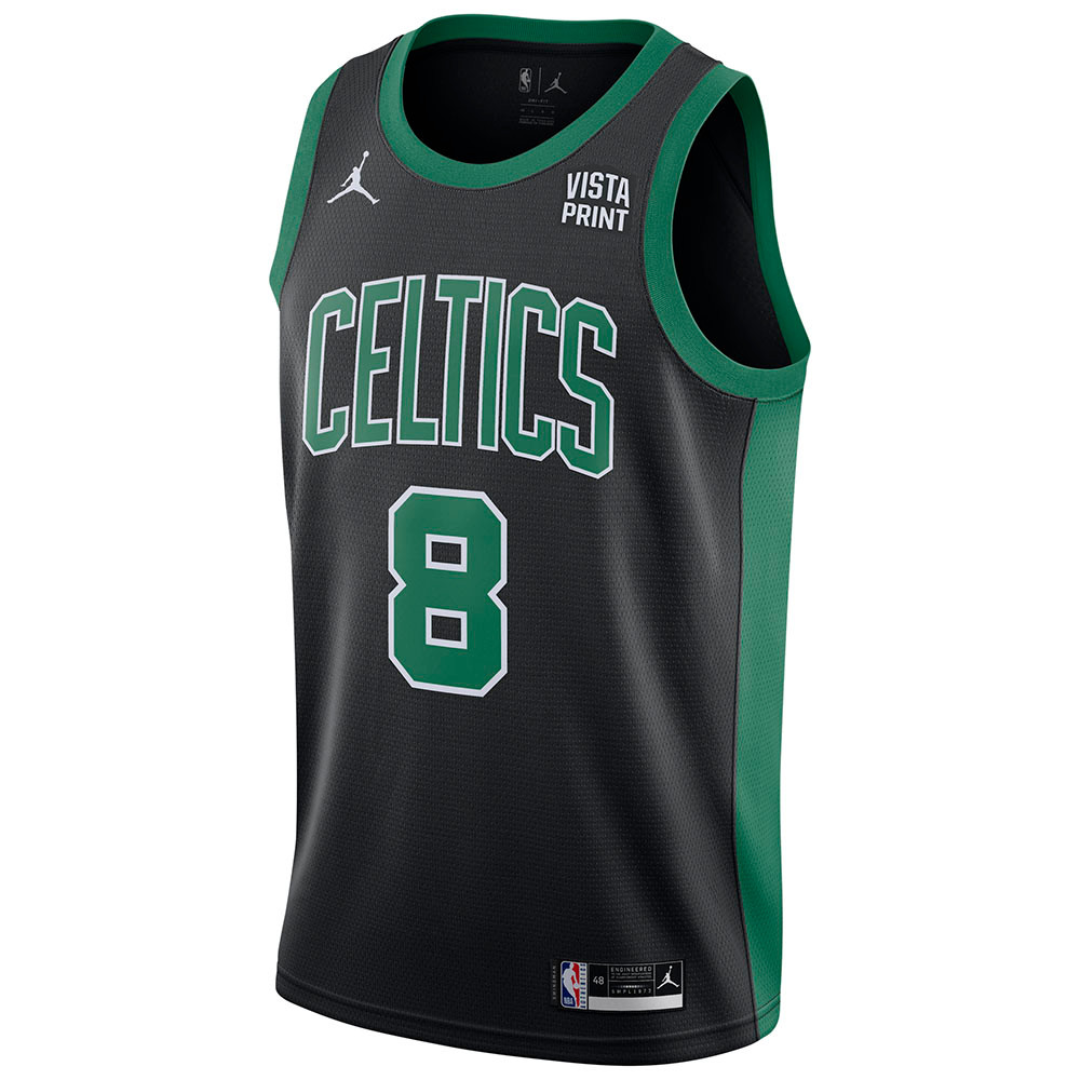 Boston Celtics Jordan Brand Vista Print Edition 2021-22 Black Jersey #9 Boston Celtics Jordan Brand Vista Print Edition 2021-22 Black Jersey #9