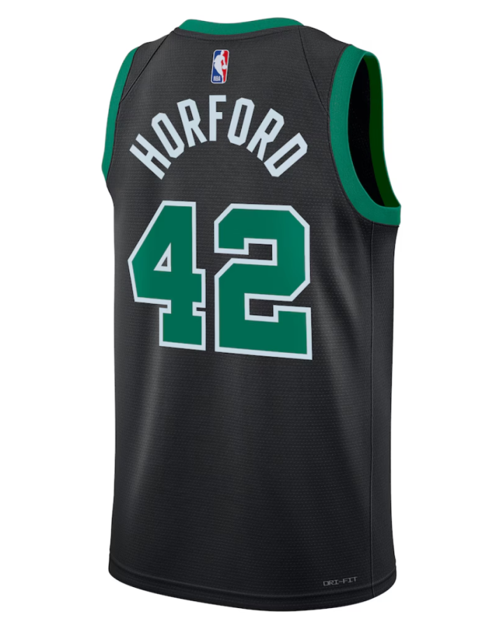 Boston Celtics Jordan Brand Vista Print Edition Jersey 2021-22 Black Jersey #42 (2)