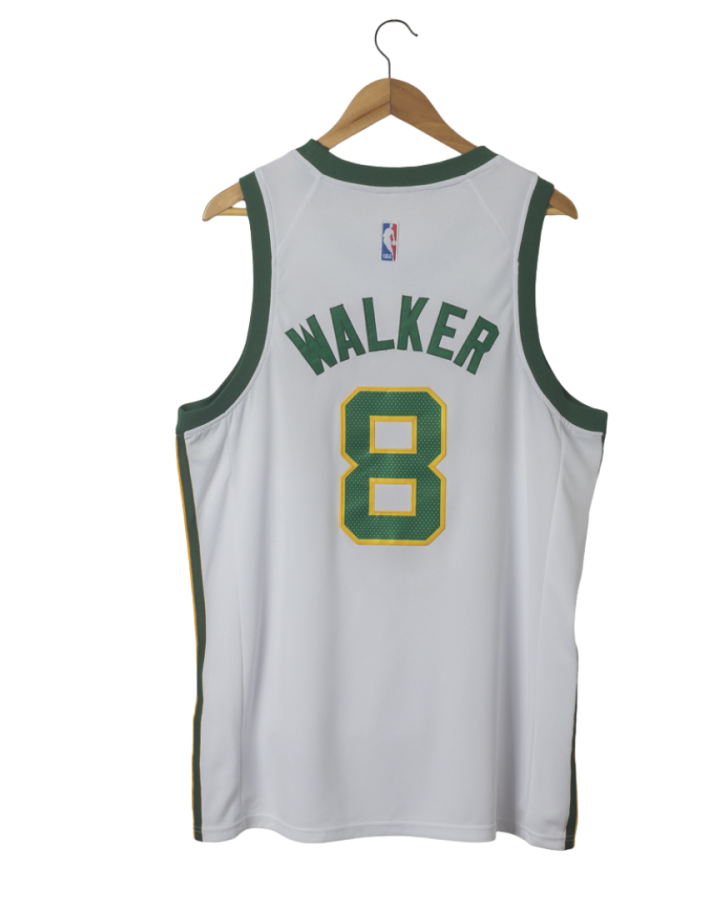 Boston Celtics Kemba Walker Icon Edition 2019-20 White Jersey #8 (1)