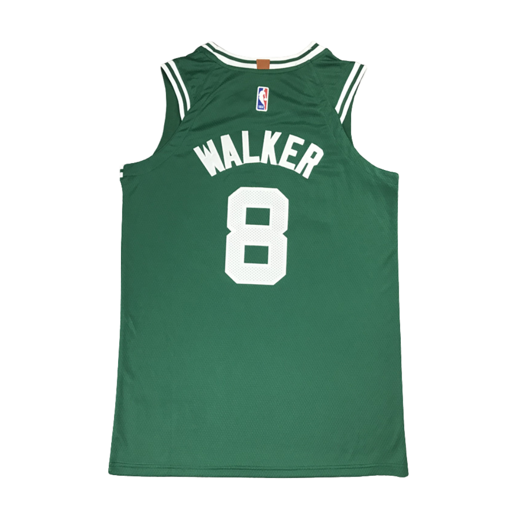 Boston Celtics Kemba Walker Statement 2019–20 Green Jersey #8 Boston Celtics Kyrie Irving Home 201Boston Celtics Kemba Walker Statement 2019–20 Green Jersey #87-18 White jersey #11