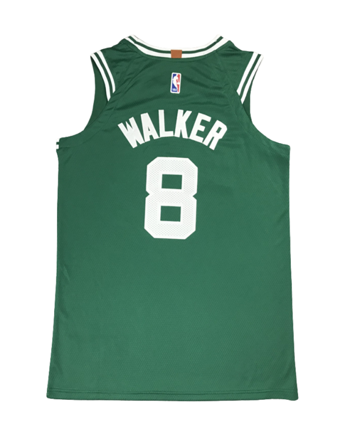 Boston Celtics Kyrie Irving Home 201Boston Celtics Kemba Walker Statement 2019–20 Green Jersey #87-18 White jersey #11