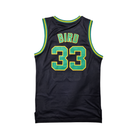Boston Celtics Larry Bird 1980-1981 Black & Green Jersey #33 Boston Celtics Larry Bird 1980-1981 Black & Green Jersey #33 (1)