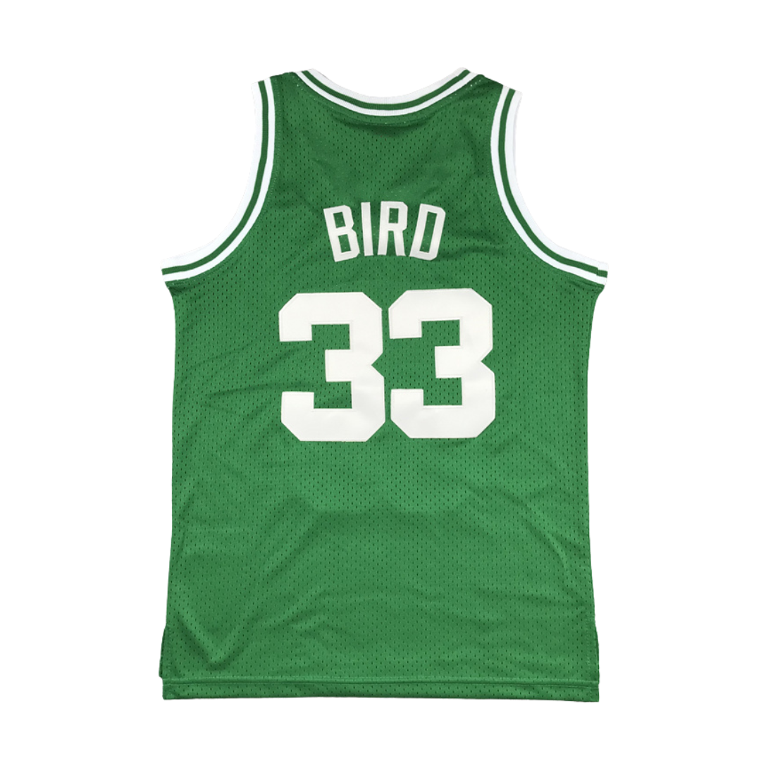 Boston Celtics Larry Bird 1985-86 Green Jersey #33 Boston Celtics Larry Bird 1985–86 Green Jersey #33 (1)