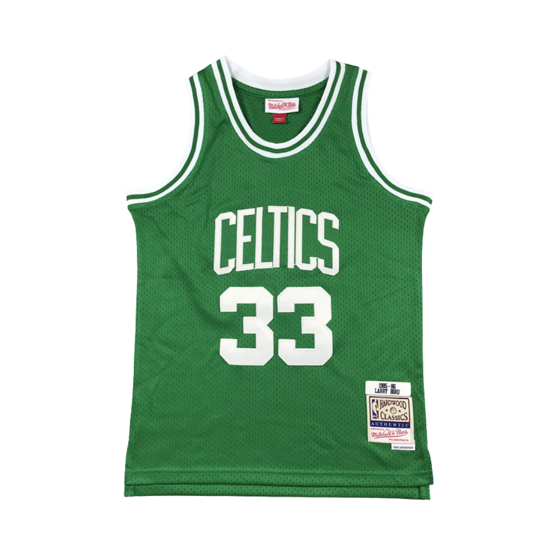 Boston Celtics Larry Bird 1985-86 Green Jersey #33 Boston Celtics Larry Bird 1985-86 Green Jersey #33