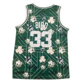 Boston Celtics Larry Bird Throwback 1985-86 Green Jersey #33 (1)