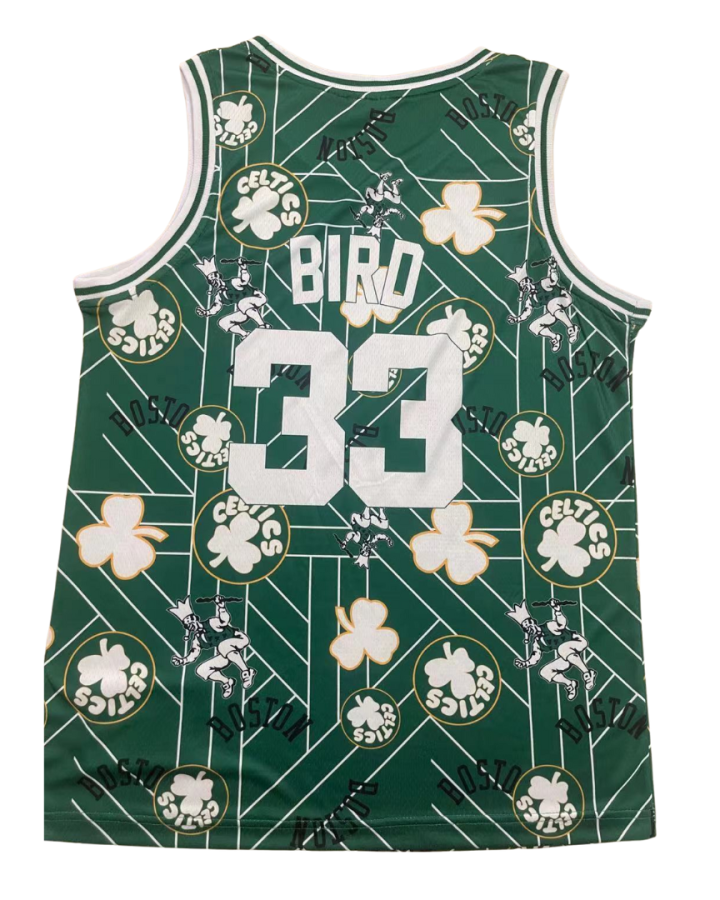 Boston Celtics Larry Bird Throwback 1985-86 Green Jersey #33 (1)