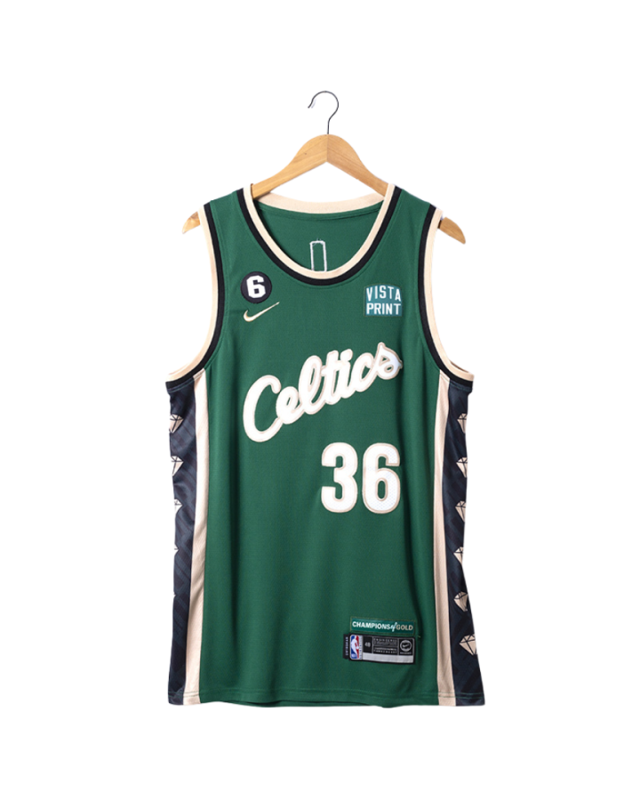 Boston Celtics Marcus Smart City Edition 2022-23 Green Jersey #36