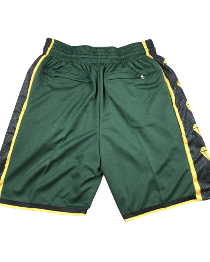 Boston Celtics Men's Basketball 2023-24 Dark Green Shorts (1)