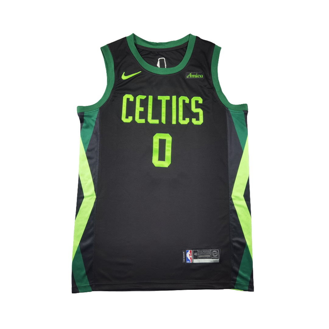 Boston Celtics Jaylen Brown City Edition 2020-21 Black Jersey #0 Boston Celtics Jaylen Brown City Edition 2020-21 Black Jersey #0
