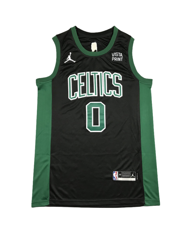 Boston Celtics Nike Jordan VistaPrint Edition 2022-2023 Black Jersey #0