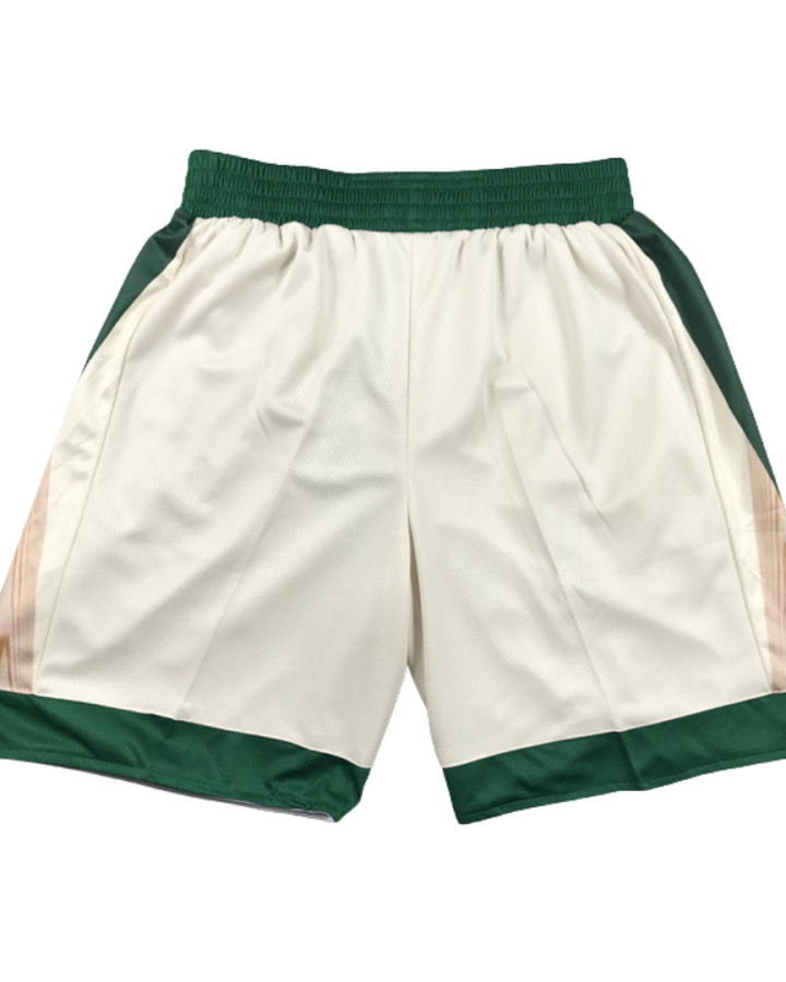 Boston Celtics Nike NBA Official Team 2020-21 White and Green Shorts (1)
