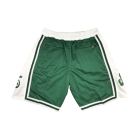 Boston Celtics Retro Design 2020-21 Green and White Shorts Boston Celtics Retro Design 2020-21 Green and White Shorts (1)