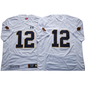 Notre Dame Fighting Irish Jersey White - #12