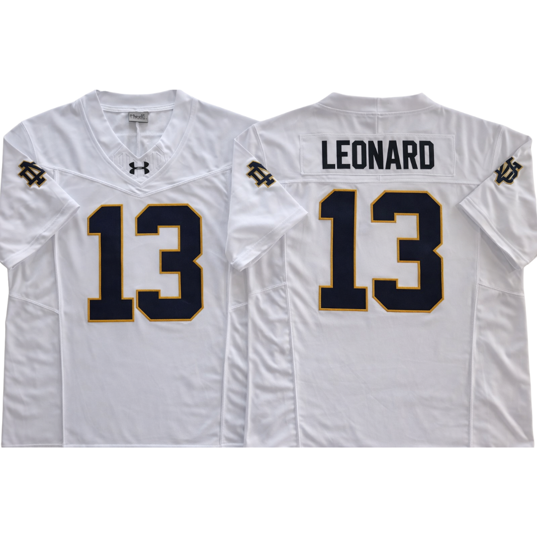 Notre Dame Fighting Irish Jersey White - #13 Notre Dame Fighting Irish Jersey White - #13