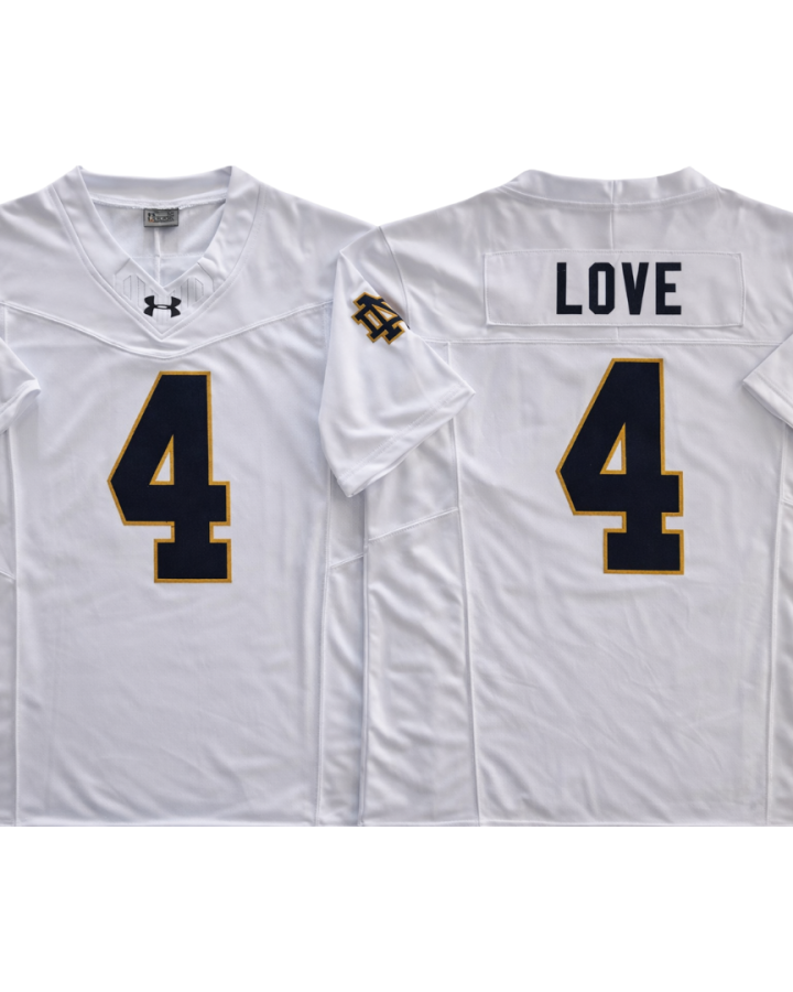 Notre Dame Fighting Irish Jersey White - #4