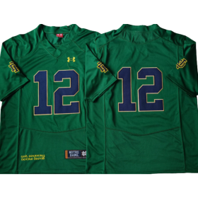 Notre Dame Fighting Irish Jersey Green - #12