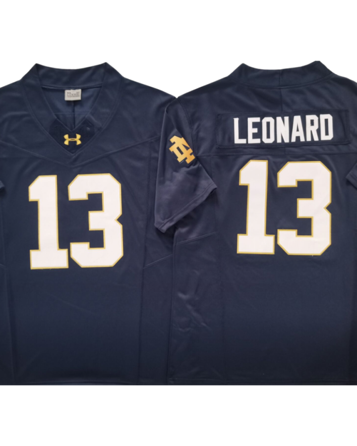 Notre Dame Fighting Irish Jersey Navy Blue - #13