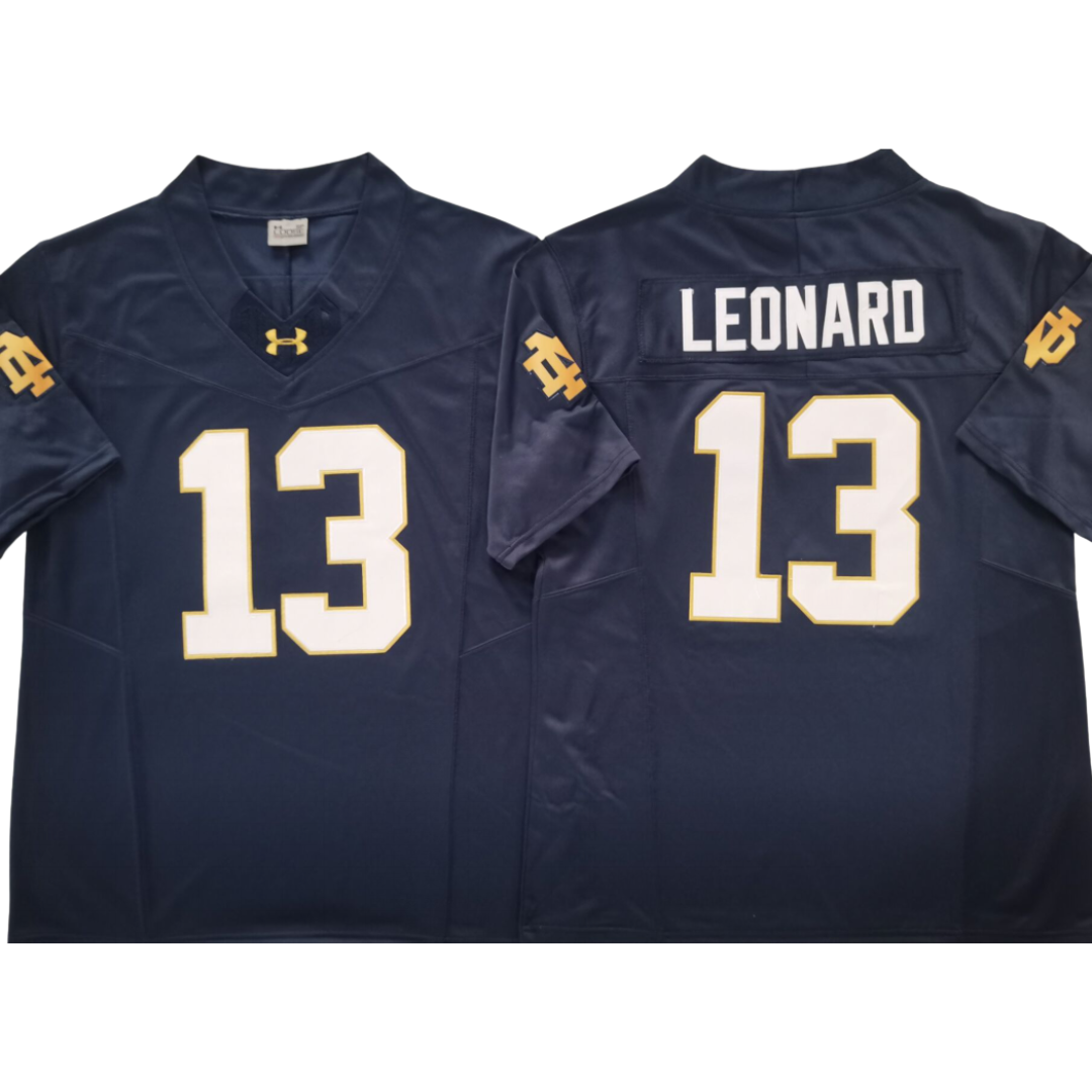 Notre Dame Fighting Irish Jersey Navy Blue - #13 Notre Dame Fighting Irish Jersey Navy Blue - #13