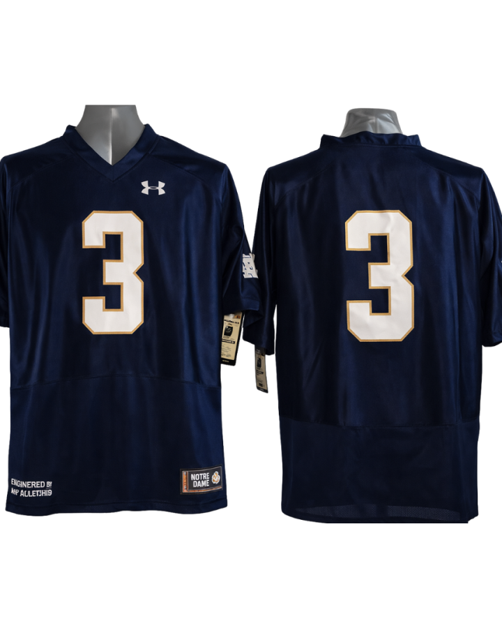 Notre Dame Fighting Irish Jersey Navy Blue - #3