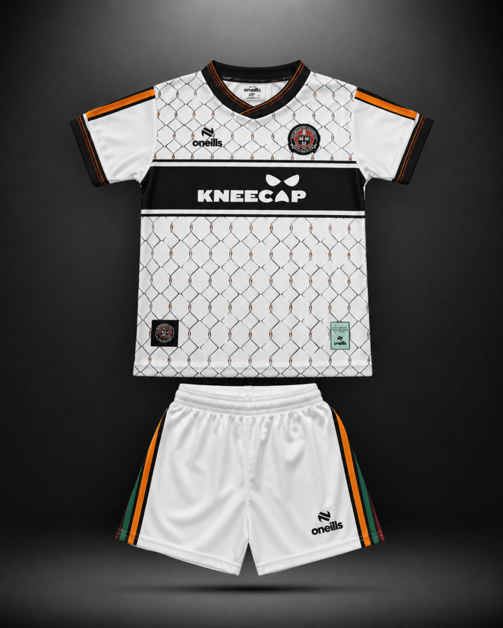 Bohemians x Kneecap Kids Jersey & Shorts Set – Palestine Solidarity Edition