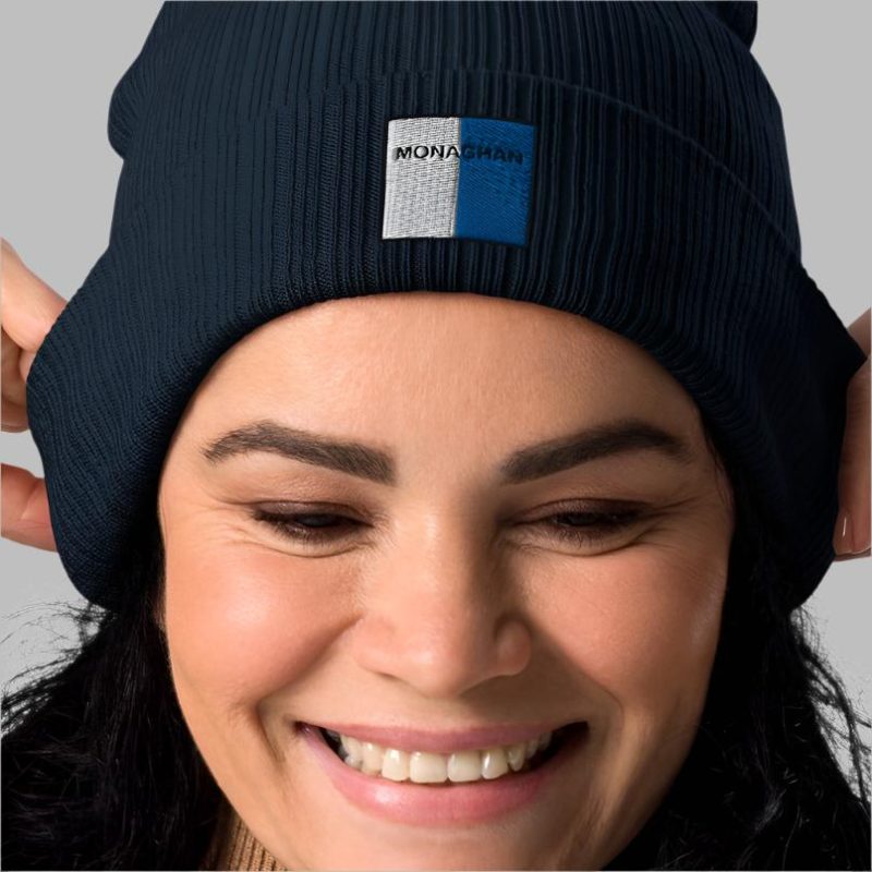 Monaghan Embroidered Organic Beanie