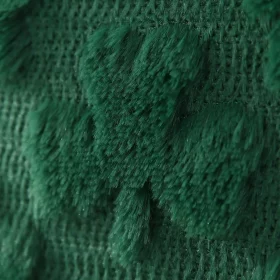St Patrick's Day Shamrock Pillow Covers (45 x 45 cm) — Set of 2 Close-up of hidden zipper on shamrock pillow cover