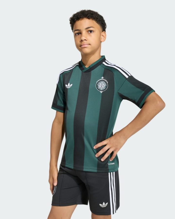 Celtic 2026-27 away kids kit, front