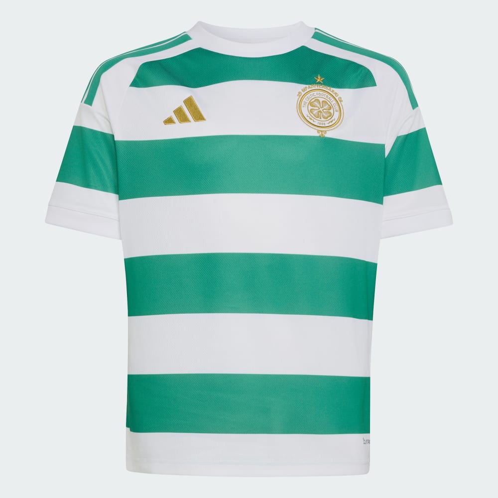 Celtic 2026-27 Home Kids Kit Celtic 2026-27 home kids jersey, front