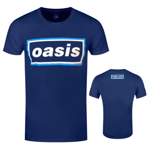 Oasis Maine Road Blue T-Shirt, product image