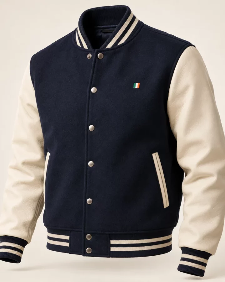 Tricolour Varsity Jacket