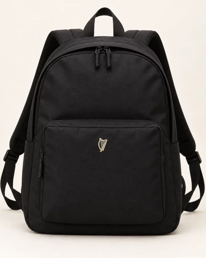 Black Harp Everyday Backpack design mock-up