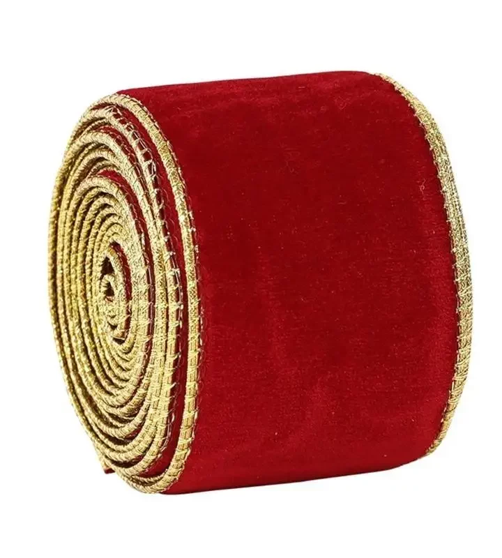 Irish Christmas Ribbon — 1 Roll (6.3 cm width) Irish Christmas Ribbon — 1 Roll (6.3 cm width)