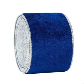 Roll of ribbon beside scissors showing cuttable length